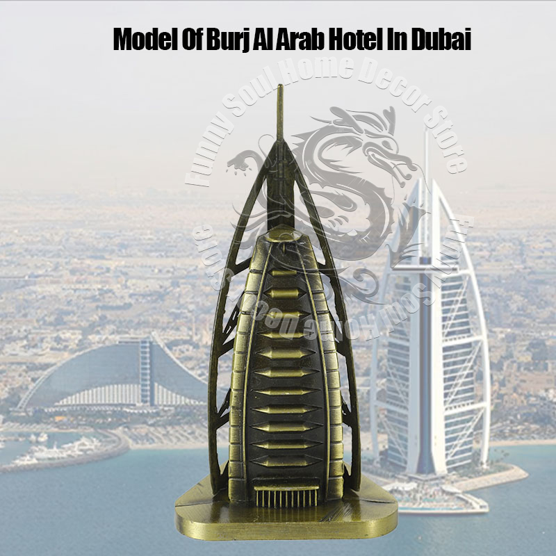 Home Office Dubai - Металлический Burj Al Arab Dubai, роскошная
