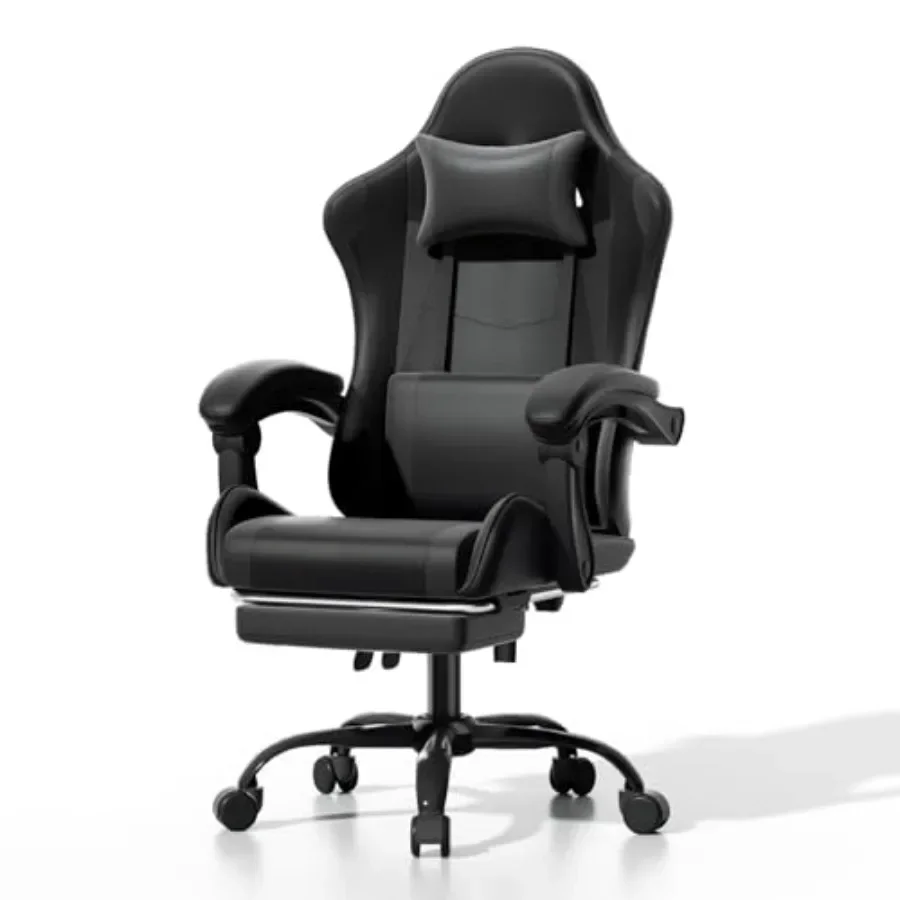 Ergonomic Office Chair - Эргономичное игровое кресло с подставкой для