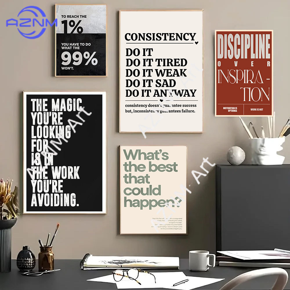 Минималистичные мотивационные  – обзор и цена Home Office Room Inspiration