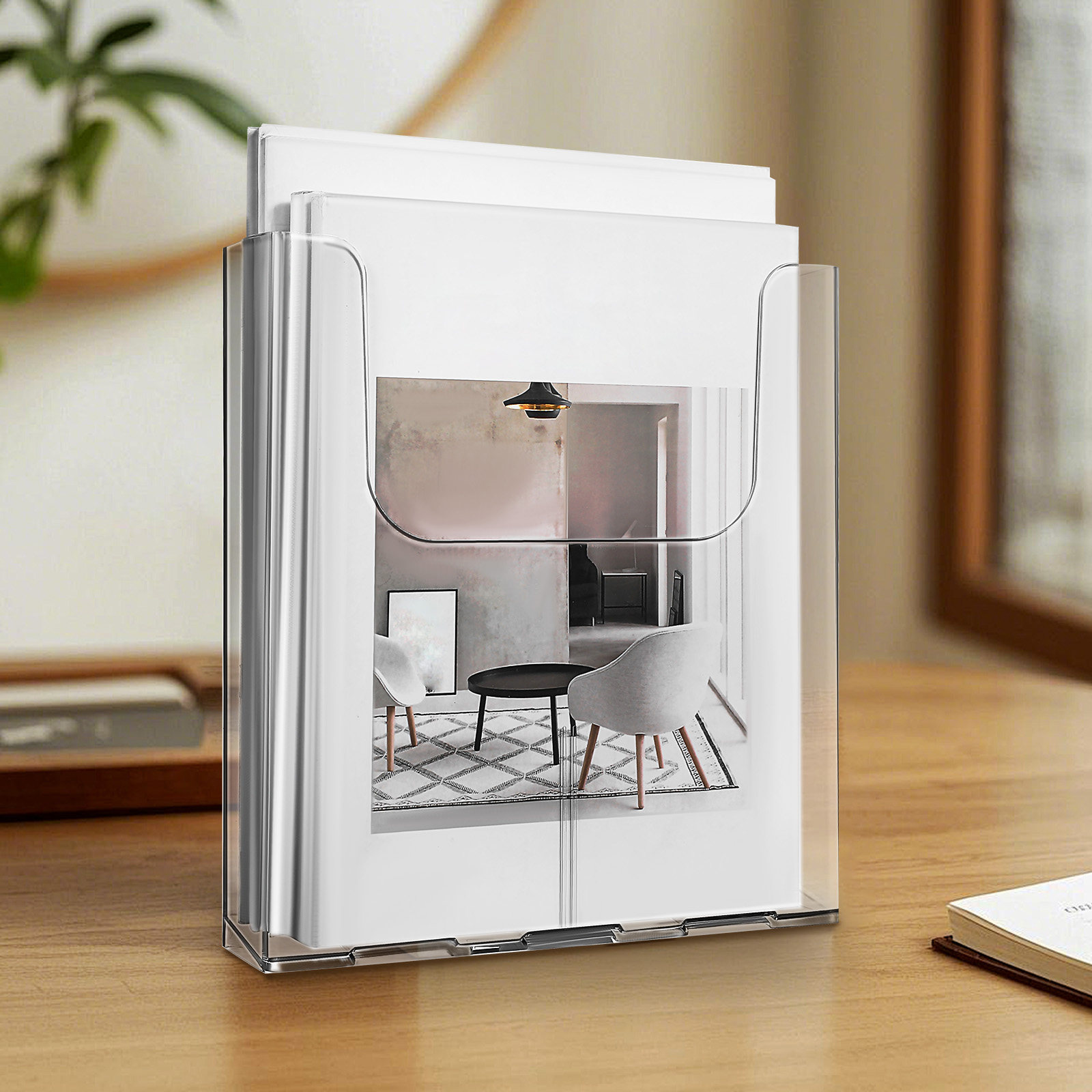 4 шт. настенных акриловых держ – обзор и цена Document Holder Stand
