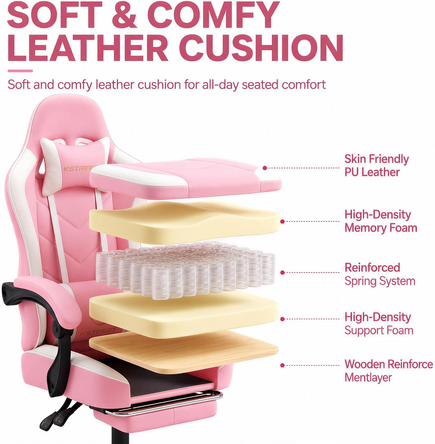 Эргономичное игровое кресло с  – обзор и цена Ergonomic Office Chair