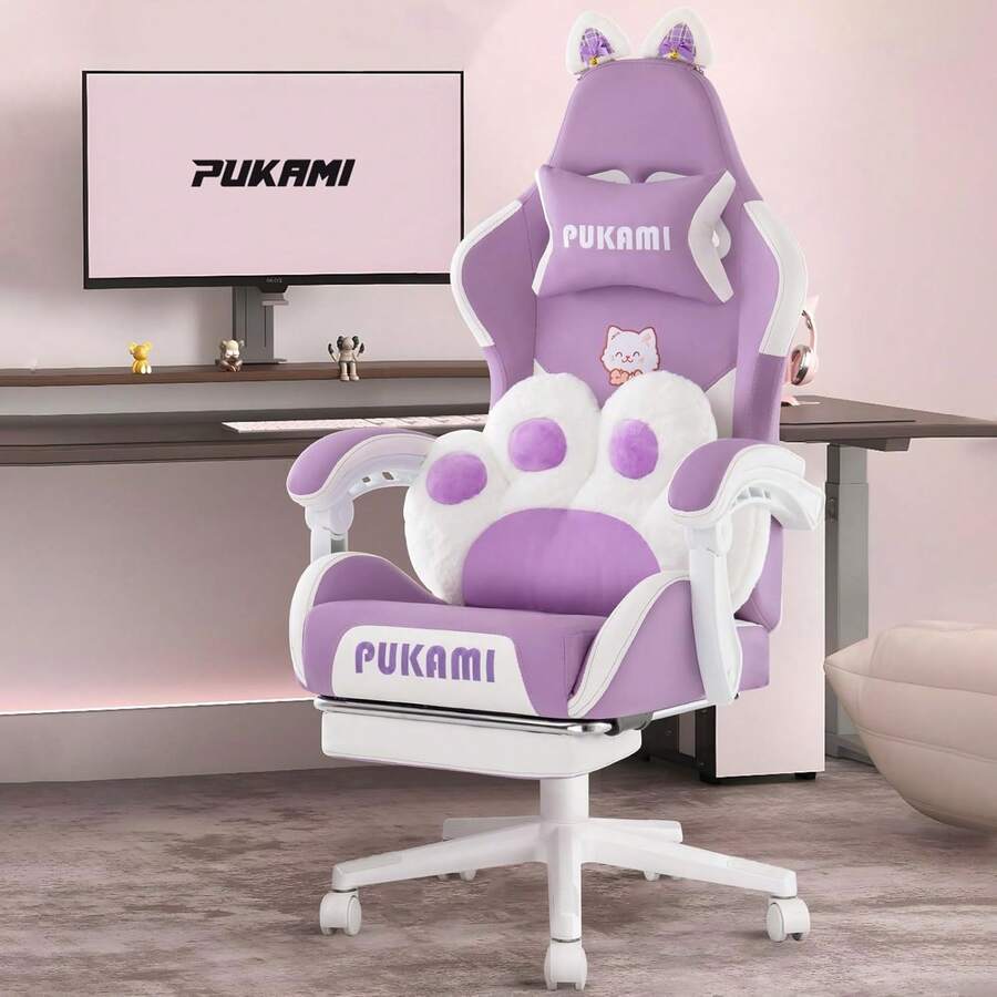 Розовое игровое кресло с соеди – обзор и цена Ergonomic Office Chair